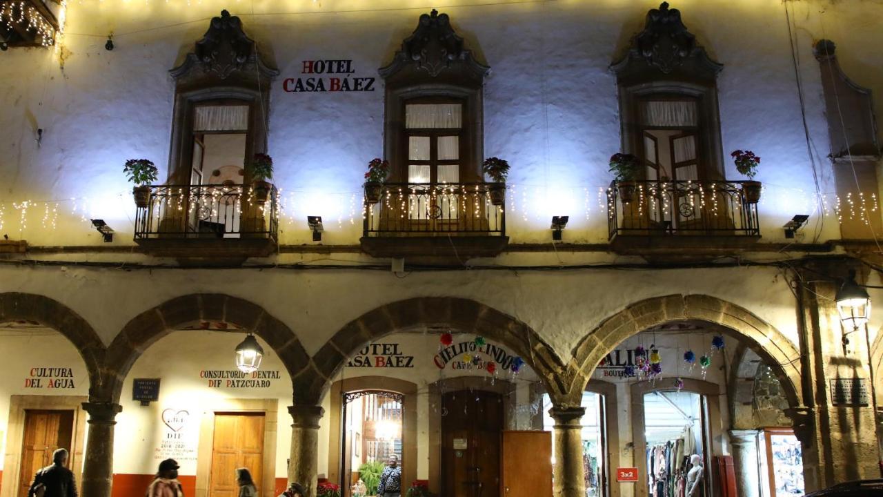 Hotel Casa Baez ปาทซ์คูเอโร ภายนอก รูปภาพ